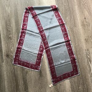Vintage Silk Long Anne Klein Scarf